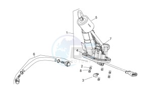 Shiver 750 GT drawing Fuel pump