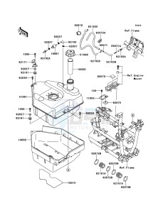 KVF750_4X4_EPS KVF750GCF EU GB drawing Fuel Tank