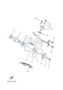 YFM450FWBD YFM45KPXJ KODIAK 450 EPS (BB51) drawing CAMSHAFT & CHAIN