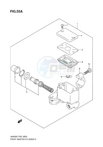 AN400 BURGMAN EU-UK drawing FRONT MASTER CYLINDER