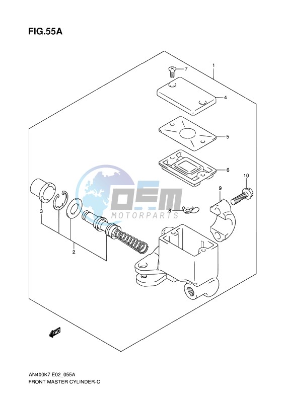 FRONT MASTER CYLINDER