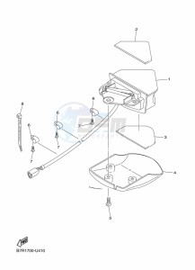 WR450F (B7R9) drawing TAILLIGHT