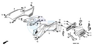 TRX250TMC drawing BODY COVER