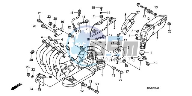 EXHAUST MUFFLER