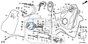 FJS600AB SilverWing ED drawing FUEL TANK