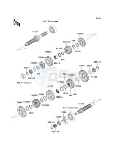 VN 1600 D [VULCAN 1600 NOMAD] (D6F-D8FA) D6F drawing TRANSMISSION