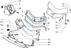 Hexagon 180 GTX drawing Footrest-Tanks door