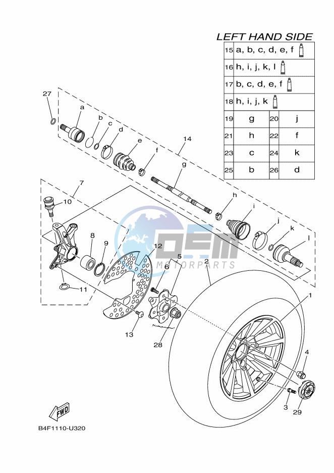 FRONT WHEEL