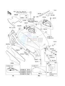 VN 1600 B [VULCAN 1600 MEAN STREAK] (B1-B2) [VULCAN 1600 MEAN STREAK] drawing FUEL TANK