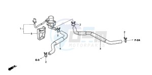 NSS250X FORZA X drawing AIR INJECTION CONT. VALVE