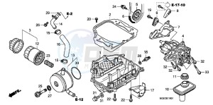 VFR1200FDC VFR1200F Dual Clutch E drawing OIL PUMP (VFR1200FD)