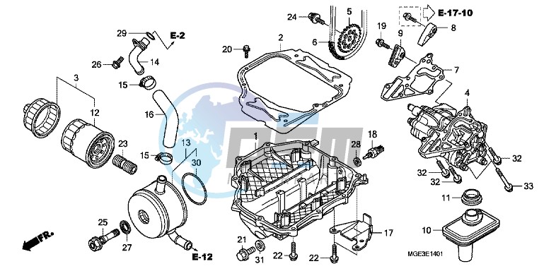 OIL PUMP (VFR1200FD)