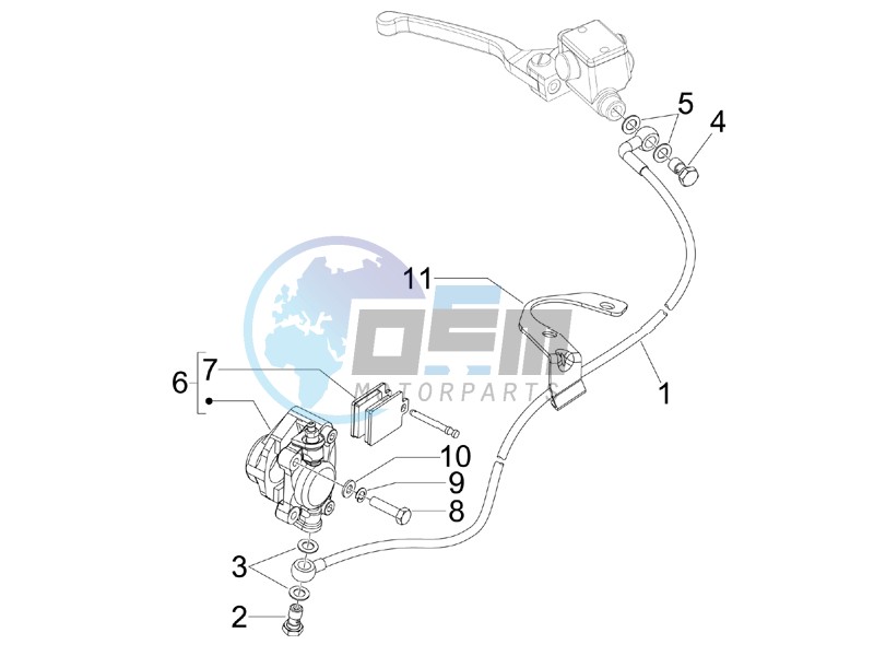 Brakes pipes - Calipers