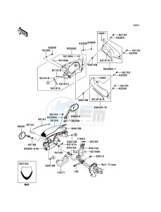 ER-6f ABS EX650B7F GB XX (EU ME A(FRICA) drawing Cowling(Upper)