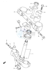 DR-Z400 (E3-E28) drawing FRONT FORK BRACKET