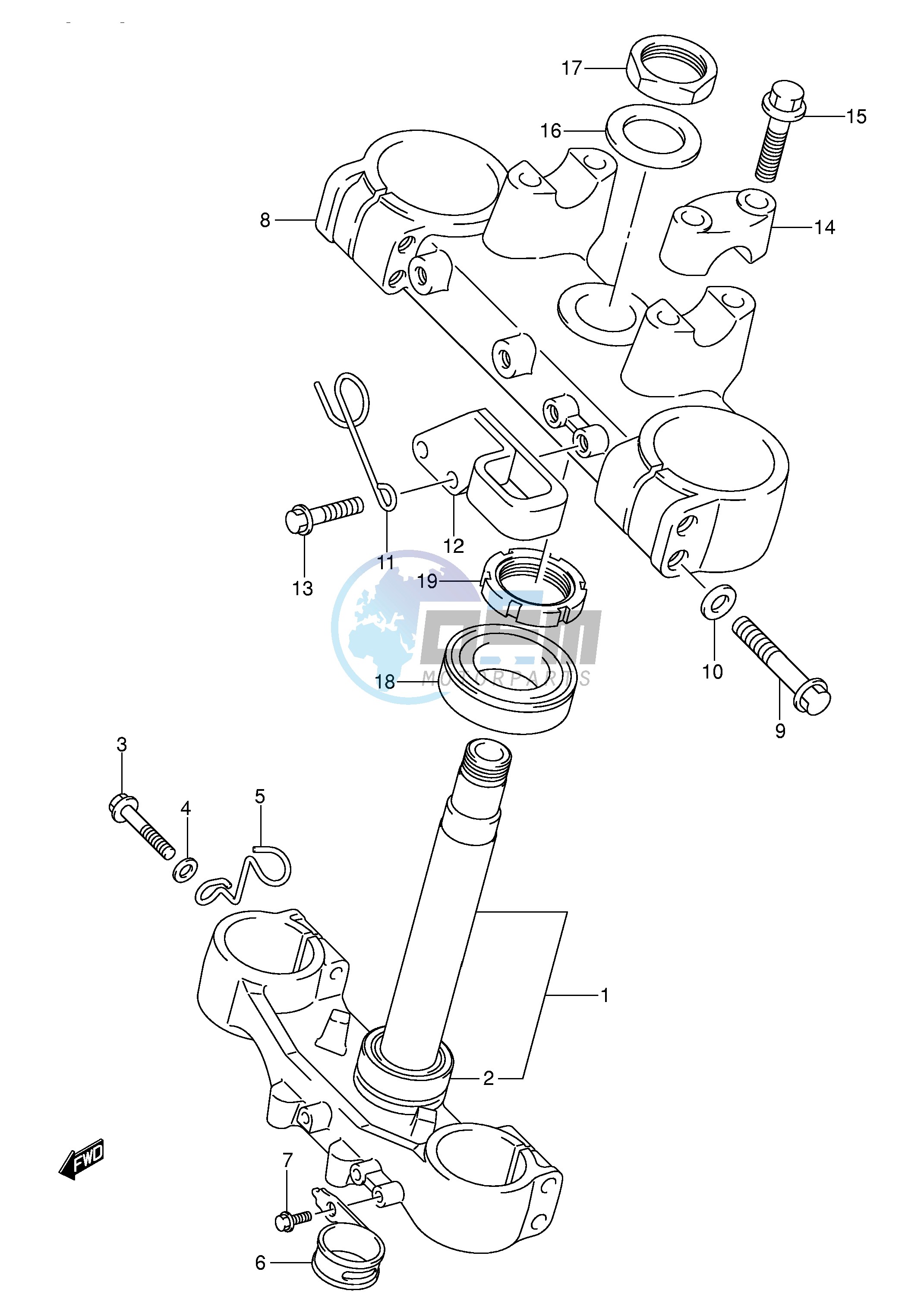 FRONT FORK BRACKET