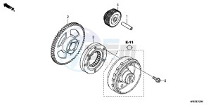 TRX500FPMC drawing STARTING GEAR