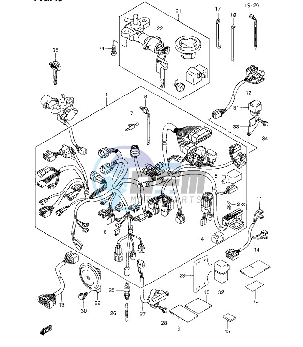 WIRING HARNESS (VZ800L1 E19)