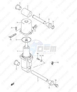 DF 100 drawing Trim Cylinder