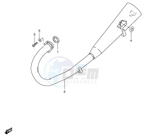 GS125 (E1) drawing MUFFLER