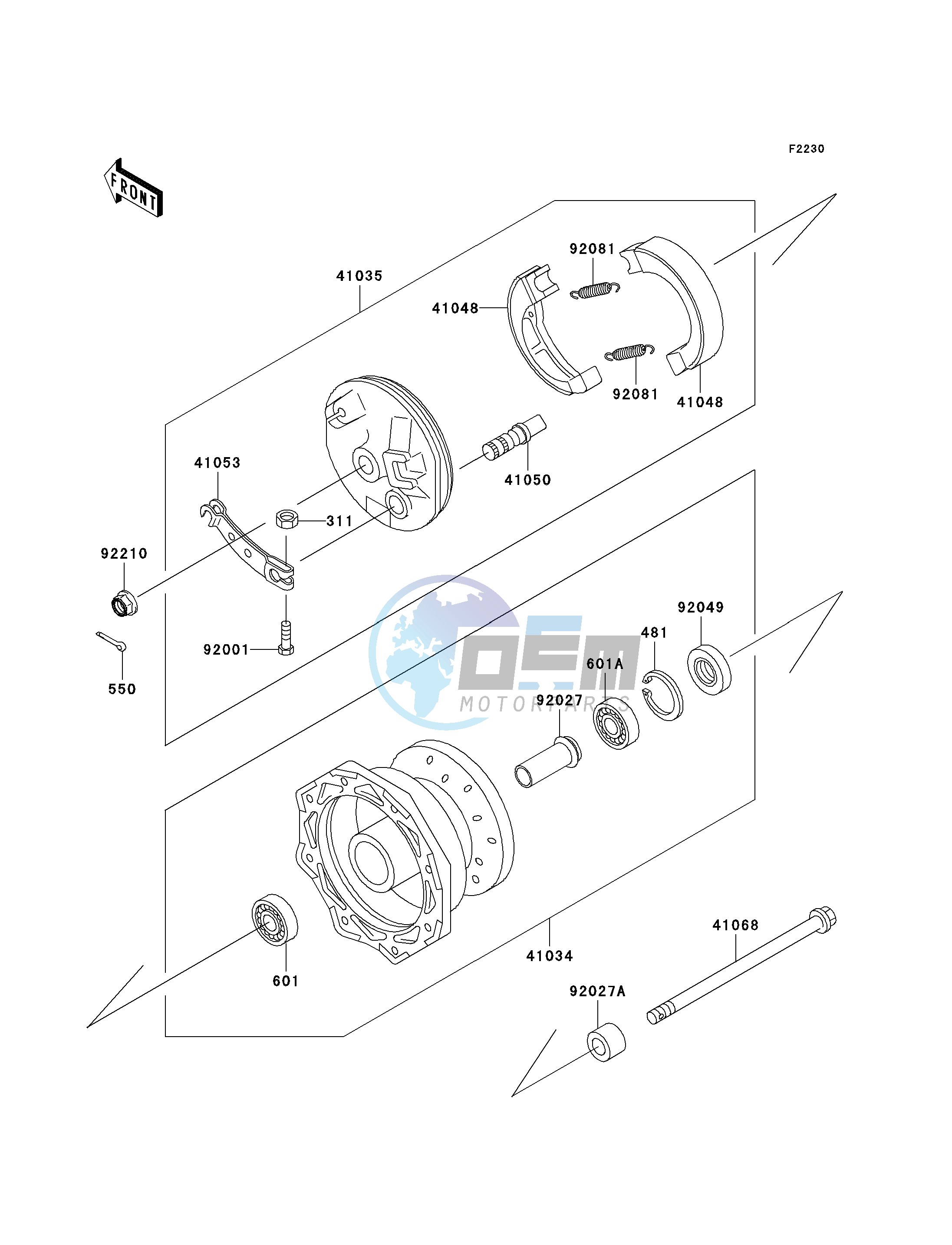 FRONT HUB