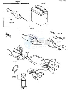 KLT 200 C [KLT200] (C2) | DIFFIRENTIAL AXLE [KLT200] drawing CHASSIS ELECTRICAL EQUIPMENT -- 84 KLT200-C2- -