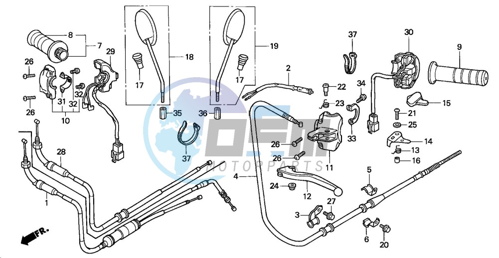 HANDLE LEVER/SWITCH/CABLE