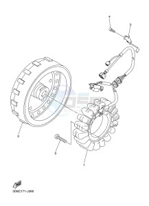 XVS1300A XVS1300A UBS MIDNIGHT STAR (1CS8) drawing GENERATOR