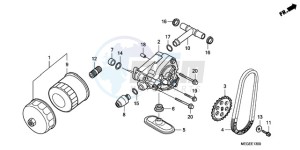 VT750CA9 Europe Direct - (ED / MK) drawing OIL PUMP