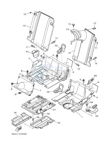 YXM700E YXM70VPHJ VIKING EPS HUNTER (B5FA) drawing SIDE COVER 2