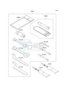 KSV 700 B [KFX 700] (B6F-B9F) B8F drawing OWNERS TOOLS