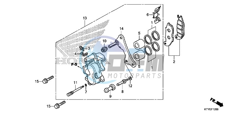 FRONT BRAKE CALIPER