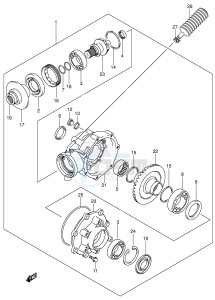 LT-F250 (E3-E28) drawing FINAL BEVEL GEAR (NOTE)