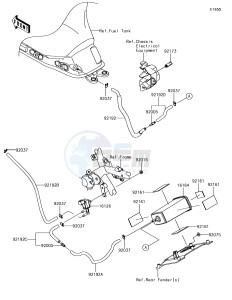 Z650 ER650HJF XX (EU ME A(FRICA) drawing Fuel Evaporative System