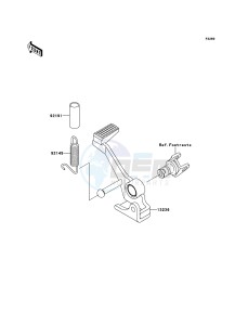 Z750R ZR750NCF UF (UK FA) XX (EU ME A(FRICA) drawing Brake Pedal