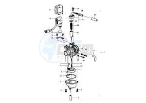 YH WHY 50 drawing CARBURETOR