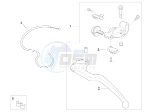 RSV4 1000 RR drawing Clutch lever