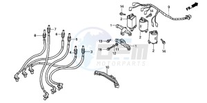 GL1500SE GOLDWING SE drawing IGNITION COIL