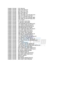 DL650 (E3) V-Strom drawing * COLOR CHART *