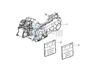 Runner 125 VX 4t Race e3 (UK) UK drawing Engine assembly