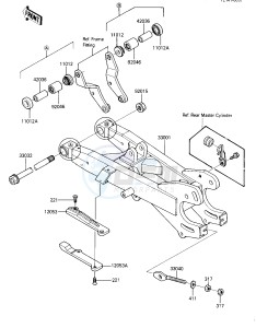 KXT 250 B [TECATE] (B2) [TECATE] drawing SWING ARM