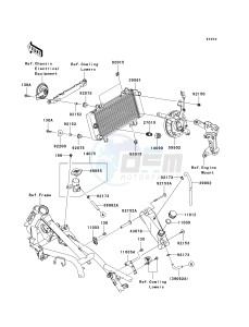 EX250 J [NINJA 250R] (J8F-J9FA) J8F drawing RADIATOR