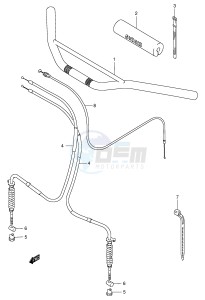 LT80 (P1) drawing HANDLEBAR