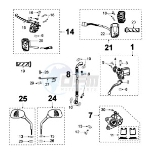 LUDIX 10 OR SNAKE drawing BRAKE SYSTEM