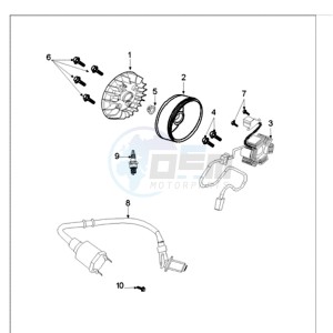 VIVA 3 L 50 4T SIXTIES drawing IGNITION PART