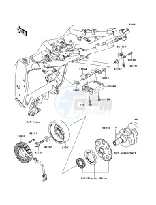 Z750R ABS ZR750PCF UF (UK FA) XX (EU ME A(FRICA) drawing Generator