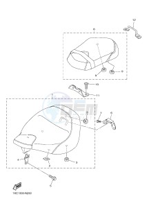 XVS950CUD-A XV950 ABS XV950 R-SPEC (BS54) drawing SEAT