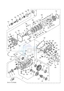 YFM700FWB YFM70KDHG KODIAK 700 HUNTER (B168) drawing DRIVE SHAFT