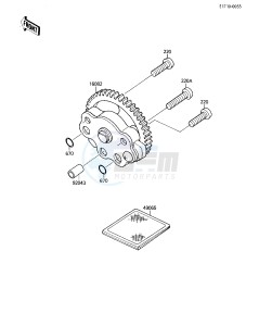 KLF 110 B [MOJAVE 110E] (B1-B2) [MOJAVE 110E] drawing OIL PUMP_OIL FILTER