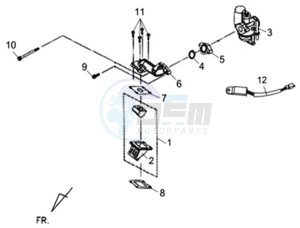 JET 4 R50 NAKED drawing CARBURATOR